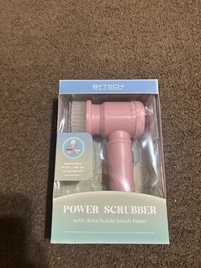 Bytech Pink Power Scrubber - Detachable Brush Head